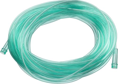 Oxygen Tubing - Green Crush Resistant Oxygen Tubes - 25 Foot