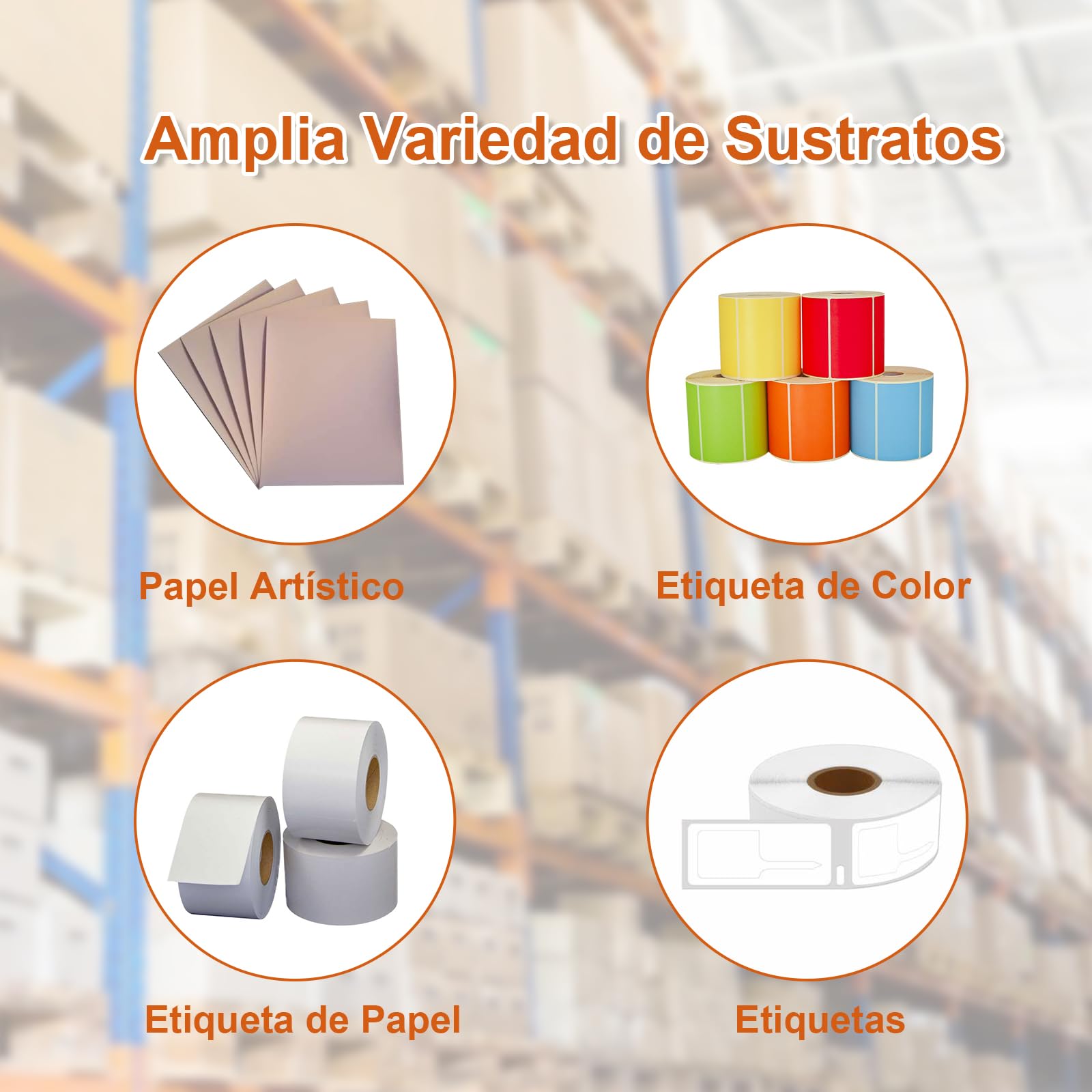 10 rollos de cintas de transferencia térmica de escritorio, cera mejorada, 110 mm x 74 m, núcleo de 0.5 pulgadas, para impresora de escritorio Zebra