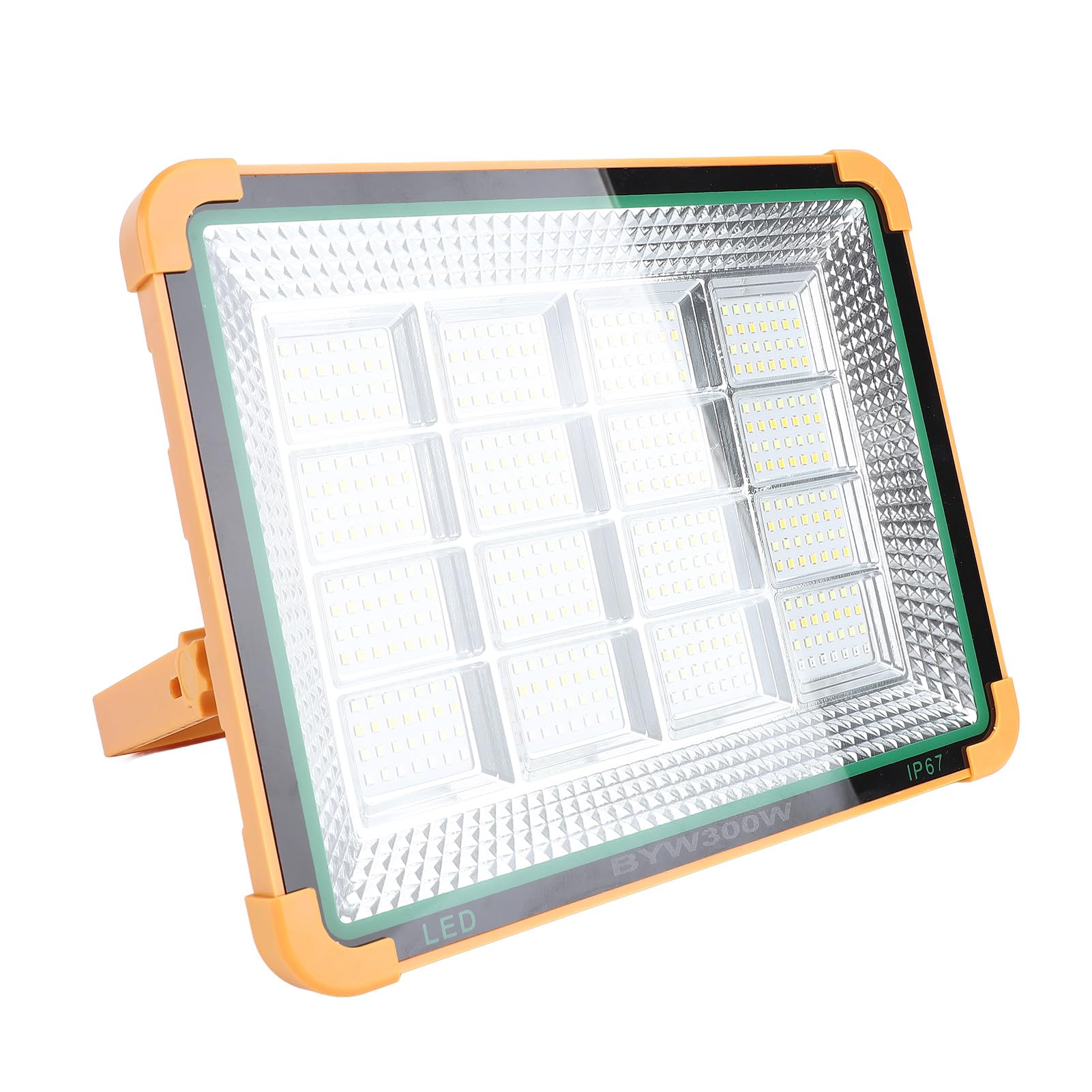 LED EMERGENCIA DE EMERGENCIA COMENTACIÓN DE 300W 25000LM 10000MAH Batería 448 Cuentas 4 Modos USB Recargable IP65 con Luz Solar Trabajo Solar
