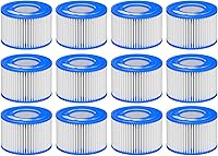 Vista 7 de Filtro de repuesto tipo para bañera de hidromasaje compatible con Lay-Z-Spa, Coleman SaluSpa 90352E 58323, bañera de hidromasaje inflable, filtro