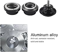 Vista 2 de Juego de auriculares para bicicleta, 1.339 in MTB Mountain Bike Road Bike Rodamiento de bicicleta de aleación de aluminio bicicleta delantera