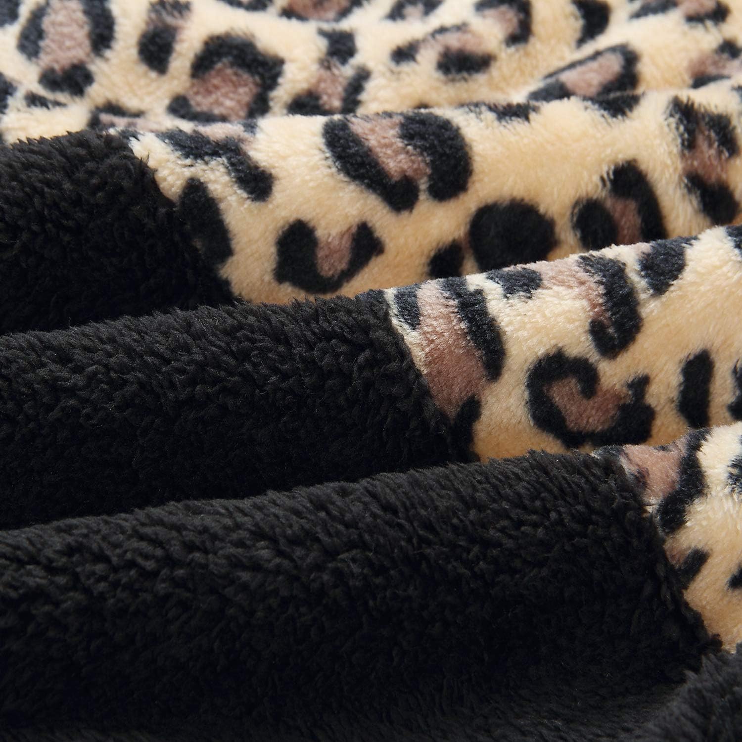 Women Casual Double Fuzzy Sweatshirt Faux Fleece Zip Pullover Hoodies Coat Outwear S-XXL - Image 4