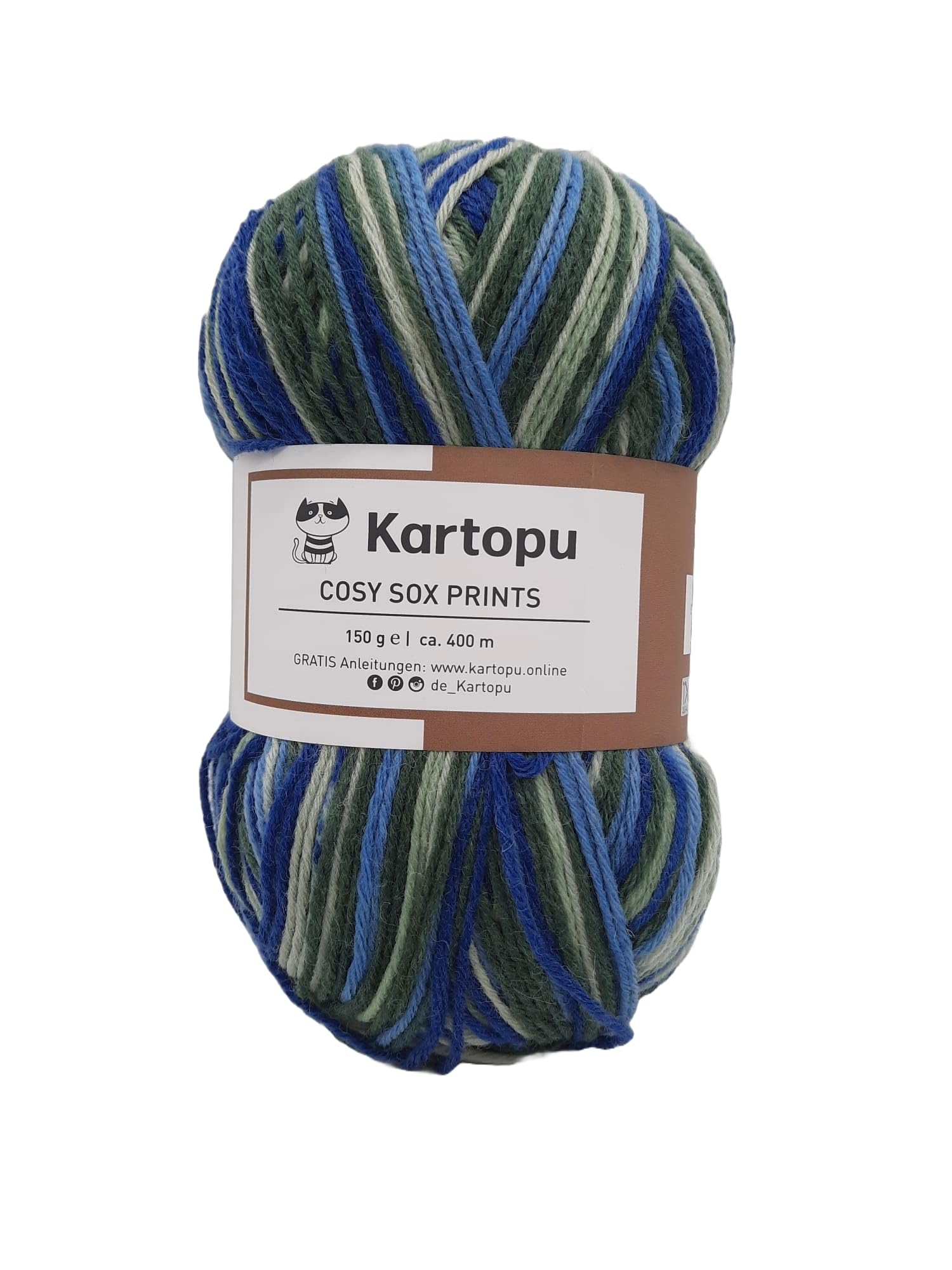 Gomitolo di lana per calze a 6 fili, colori colorati, 4 x 150 g, qualità premium, 375 m, lunghezza per gomitolo, certificato Öko-Tex, Made in Europe, senza infeltrimento (set scuro)