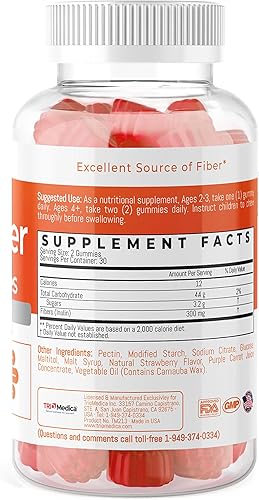 Miniatura 2 de TRIOMEDICA Gomitas Mega Fiber para niños