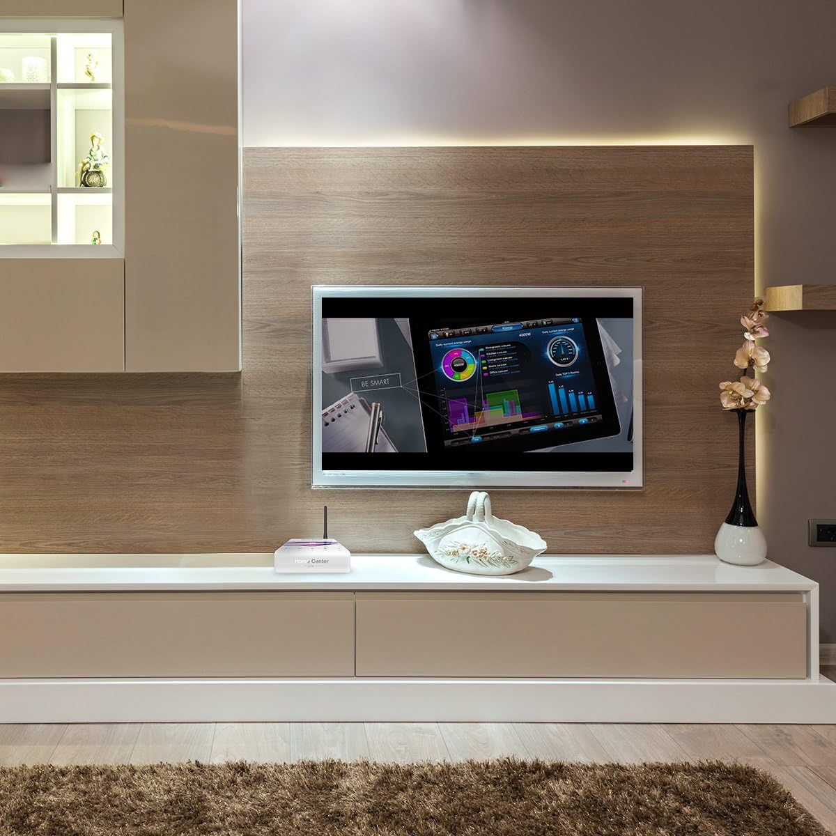 New Arrivals FIBARO Home Center Lite Z-Wave Smart Hub, FGHCL, white
