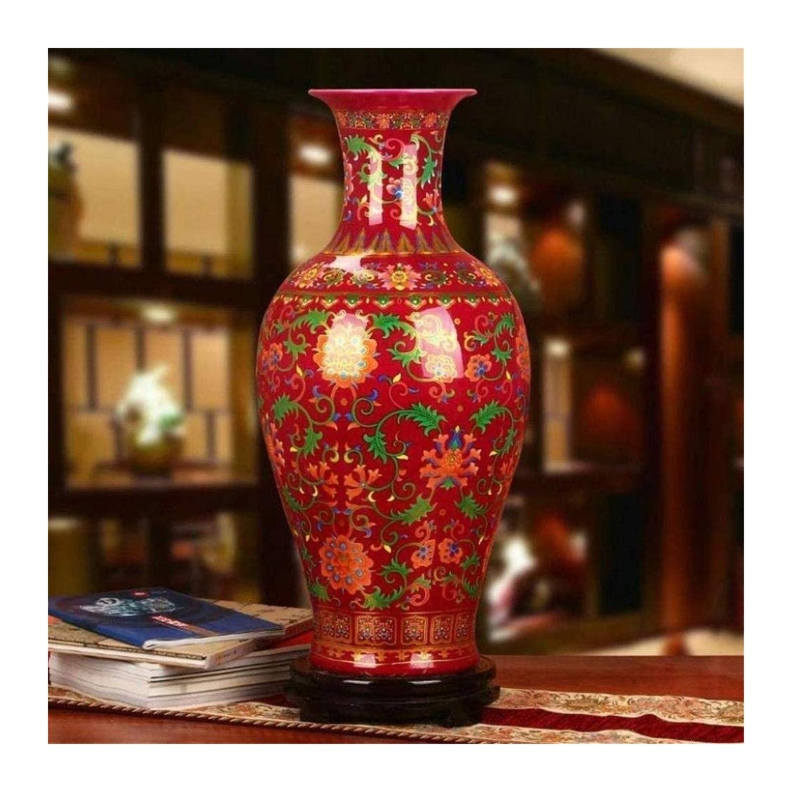 HH-CC Sculpture Vase Vases Vase Ceramic Flower Bottle Ornaments Arrangement Home Decor Indispensable Exquisite Decoration Rigorous Production Process