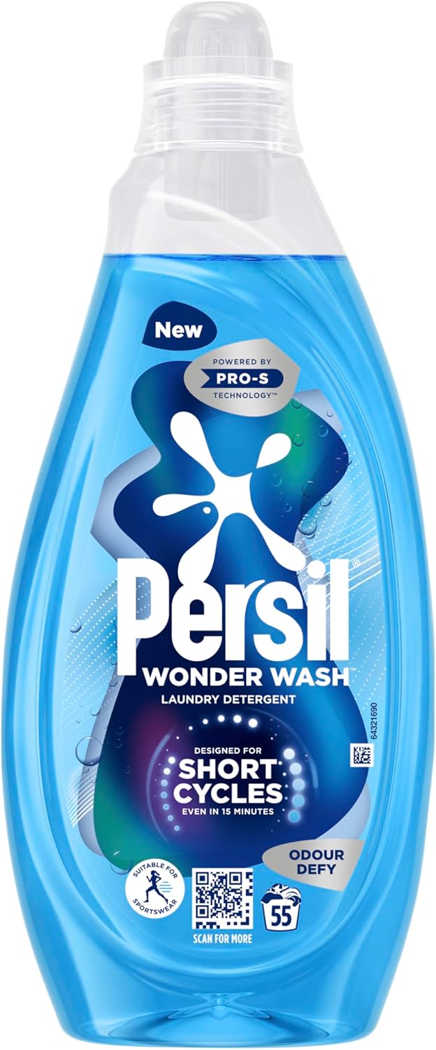 Persil Wonder Wash Odour Defy Bio Liquid Laundry effective odour