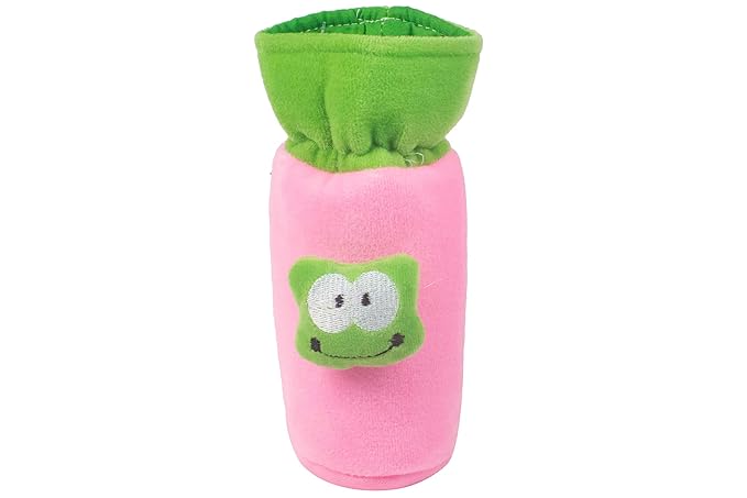 Ole Baby Love Dog Soft Cute Plush Milk Feeding Bottle Cover Dimension 17x10x6 cm it can Hold upto240 ml Feeding Bottle.