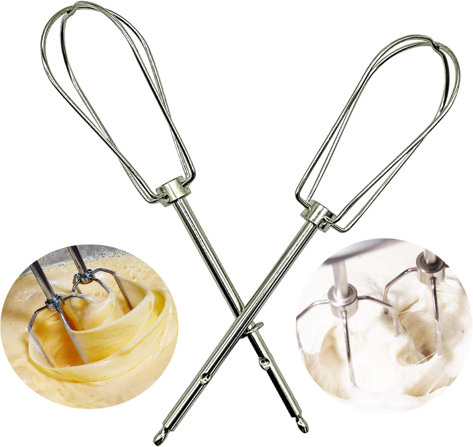 SEB 2 Stück Schneebesen für Handmixer Küchenmaschine SS-193937
