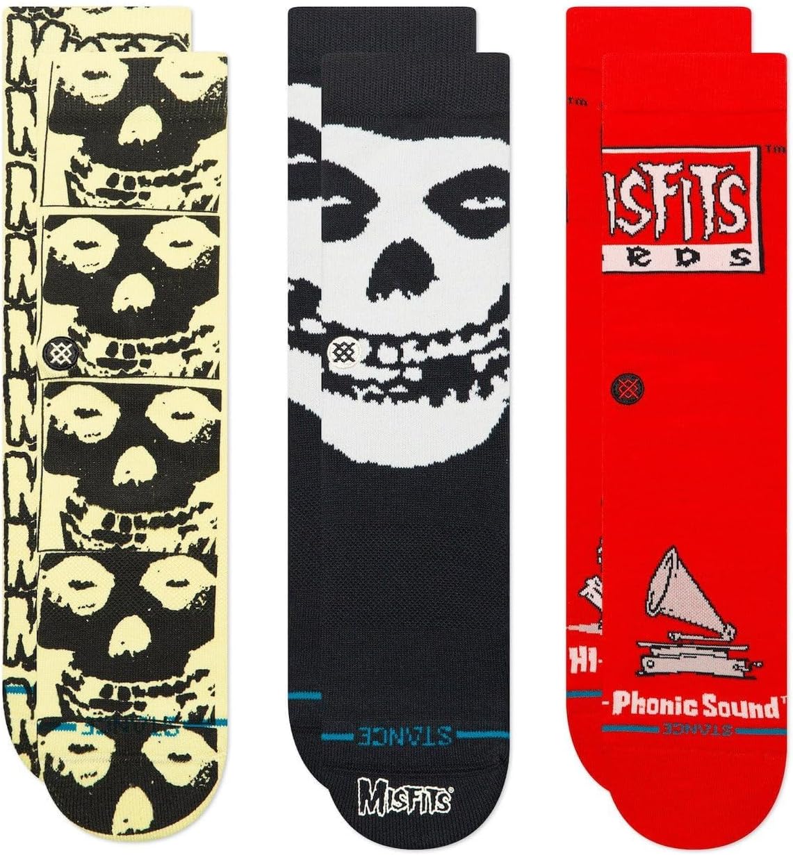 [スタンス] ソックス MISFITS BOX SET BLACK/BLACK(01678)