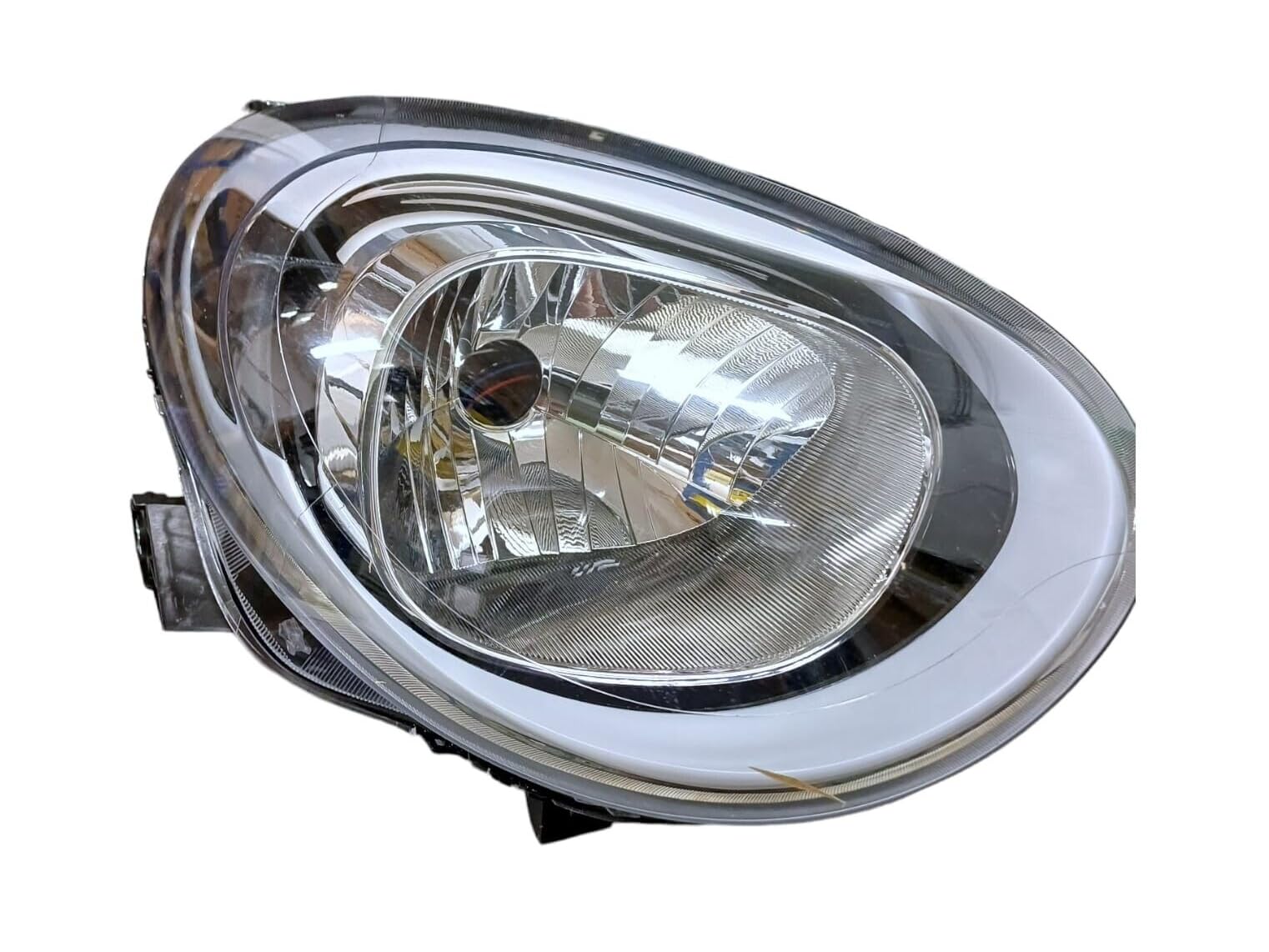 Faro Fanale Proiettore Anteriore Superiore DX Destro Compatibile Per 500 X dal 2015 Predisposto Per Regolazione Elettrica Gruppo Ottico