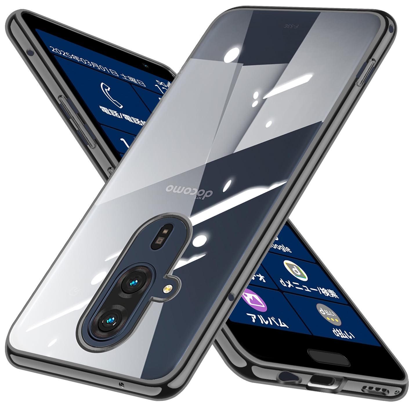 Amazon.co.jp: aiitiluo らくらくスマートフォン F-53E 用の ケース