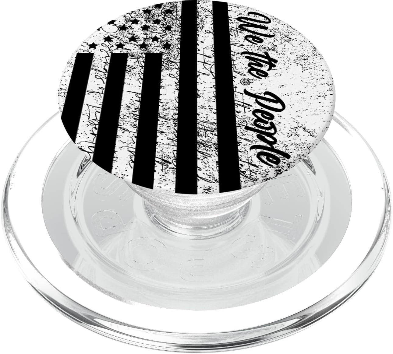 American Flag We The People Vintage US Constitution Patriot PopSockets PopWallet for MagSafe