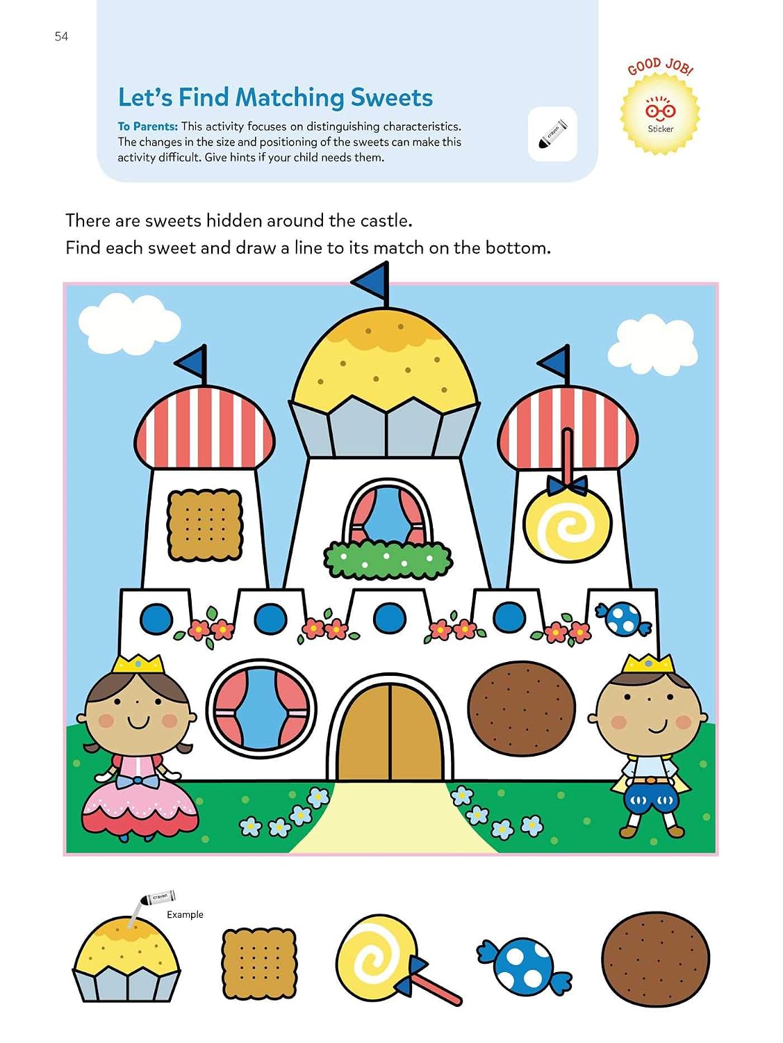 Play Smart Early Learning Age 3+: Preschool Activity Workbook with Stickers for Toddlers Ages 3, 4, 5: Learn Essential First Skills: Tracing, Coloring, Shapes (Full Color Pages) image 5