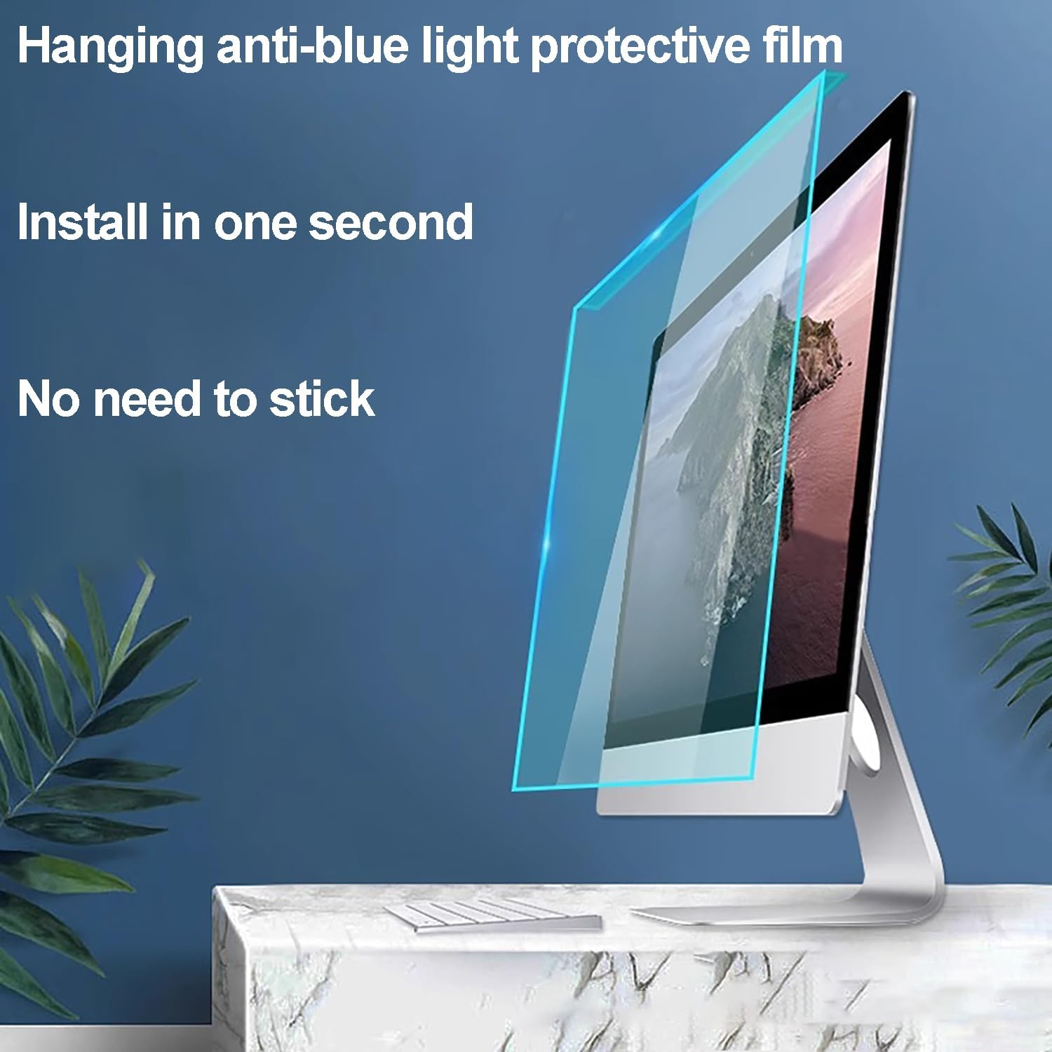 22-32 inch Computer Blue Light Blocking Screen Protector for Aspect Ratio 16:10 16:9 HDTV LED Screen Computer Monitor Computer Monitor Protector,22in 16:10