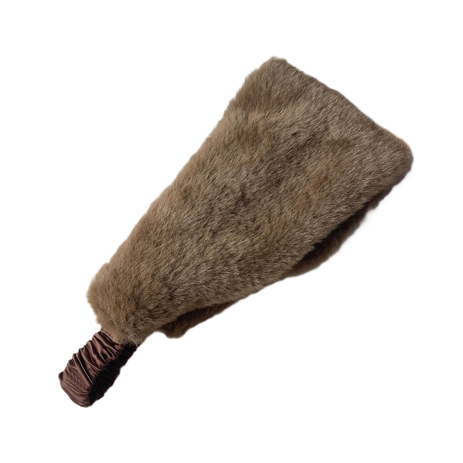 YUXITA Wide Band Winter Headbands Stretchy Elastic Hair Band For Women Men Windproof Warm Fleece Lined Ear Cover For Cold Weath