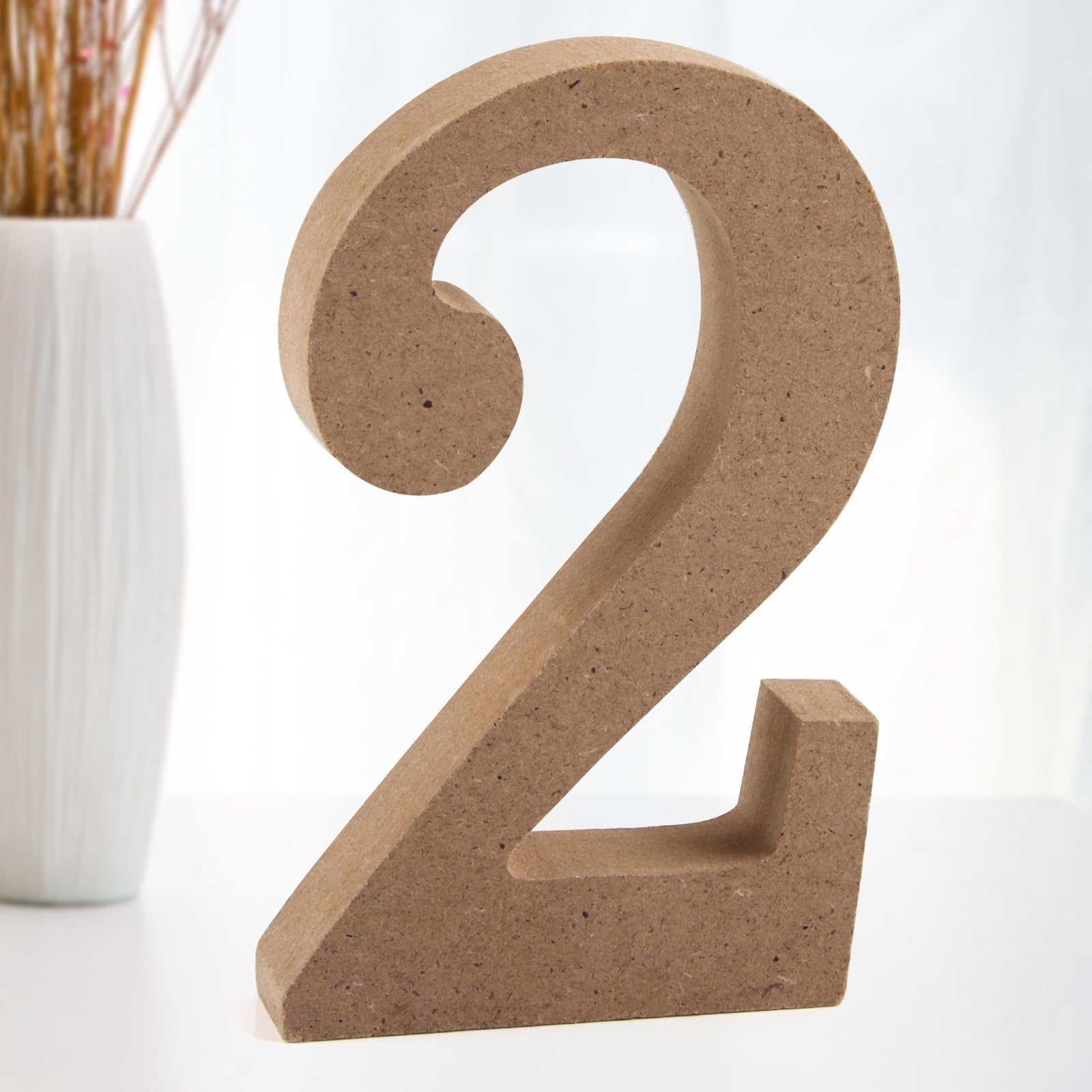 Taozoey Standing Wooden Letters, Wooden Letters for Crafts, DIY Letter, Home Lettering, Untreated Decorations for Home Wall