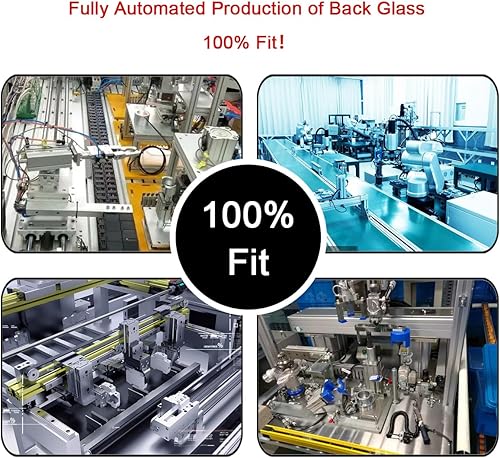 Miniatura 5 de Perzework Reemplazo de cristal trasero OEM (dorado) compatible con iPhone 13 Pro Max de 6.7 pulgadas, todos los portadores con adhesivo preinstalado