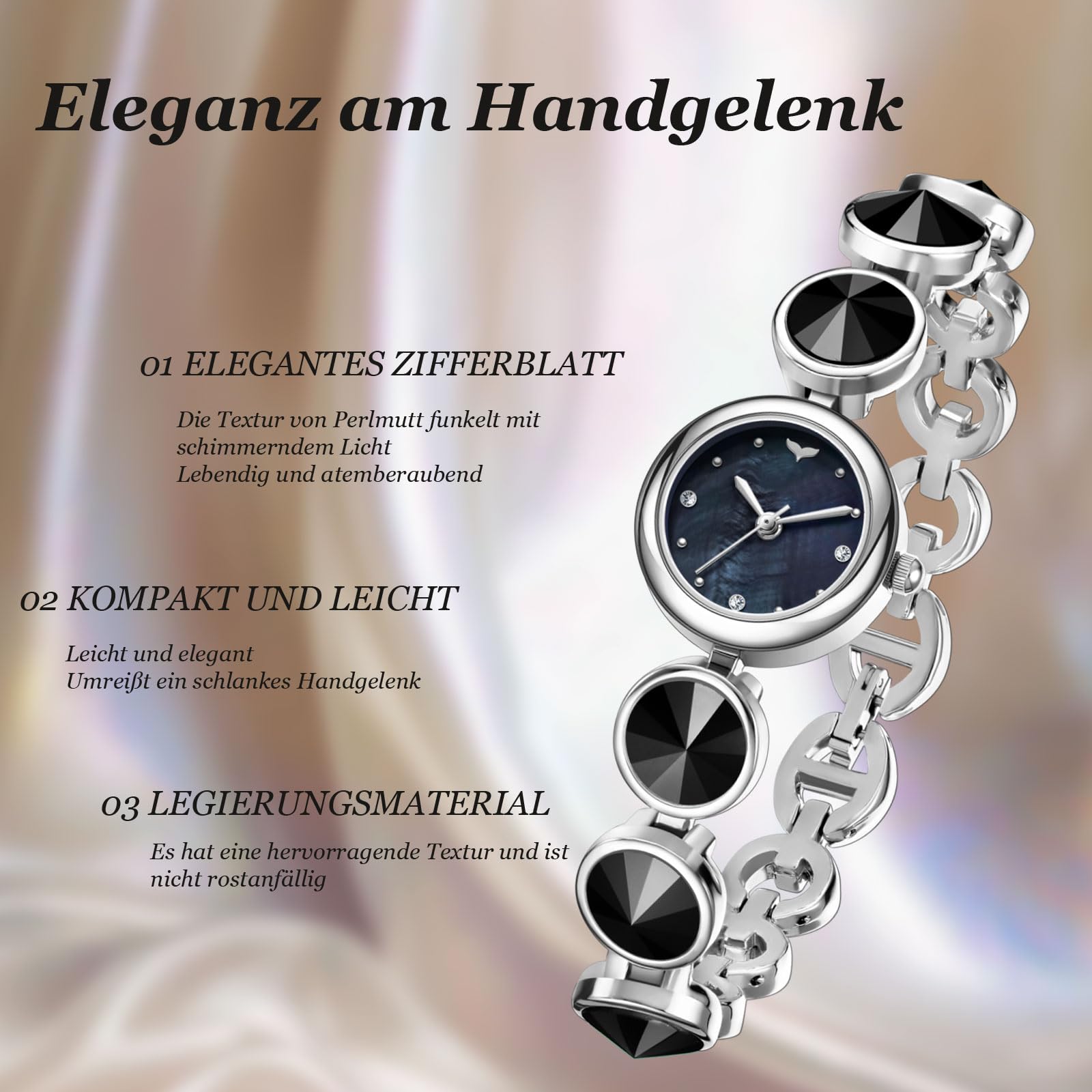 findtime Orologio da donna, elegante, sottile, analogico, al quarzo, impermeabile, per donne, per donne e ragazze