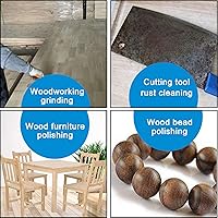 Vista 5 de BokWin 16 esponjas de lijado de grano 120/grano 220, kit de esponja de arena lavable y reutilizable