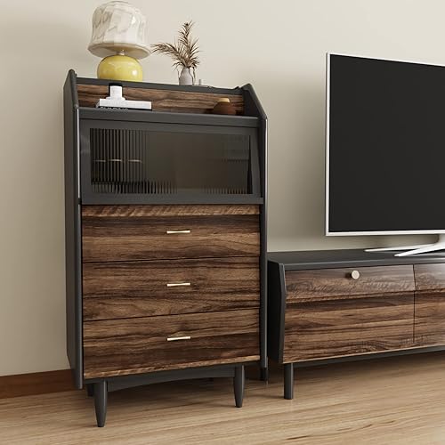 Miniatura 4 de Papel de contacto de madera marrón, papel tapiz de madera para despegar y pegar, papel de contacto con aspecto de madera para encimeras, papel tapiz