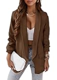 Blazers for Women Oversized Business Casual 2025 Fall Fashion Long Sleeve Open Front Work Office Suit Jackets