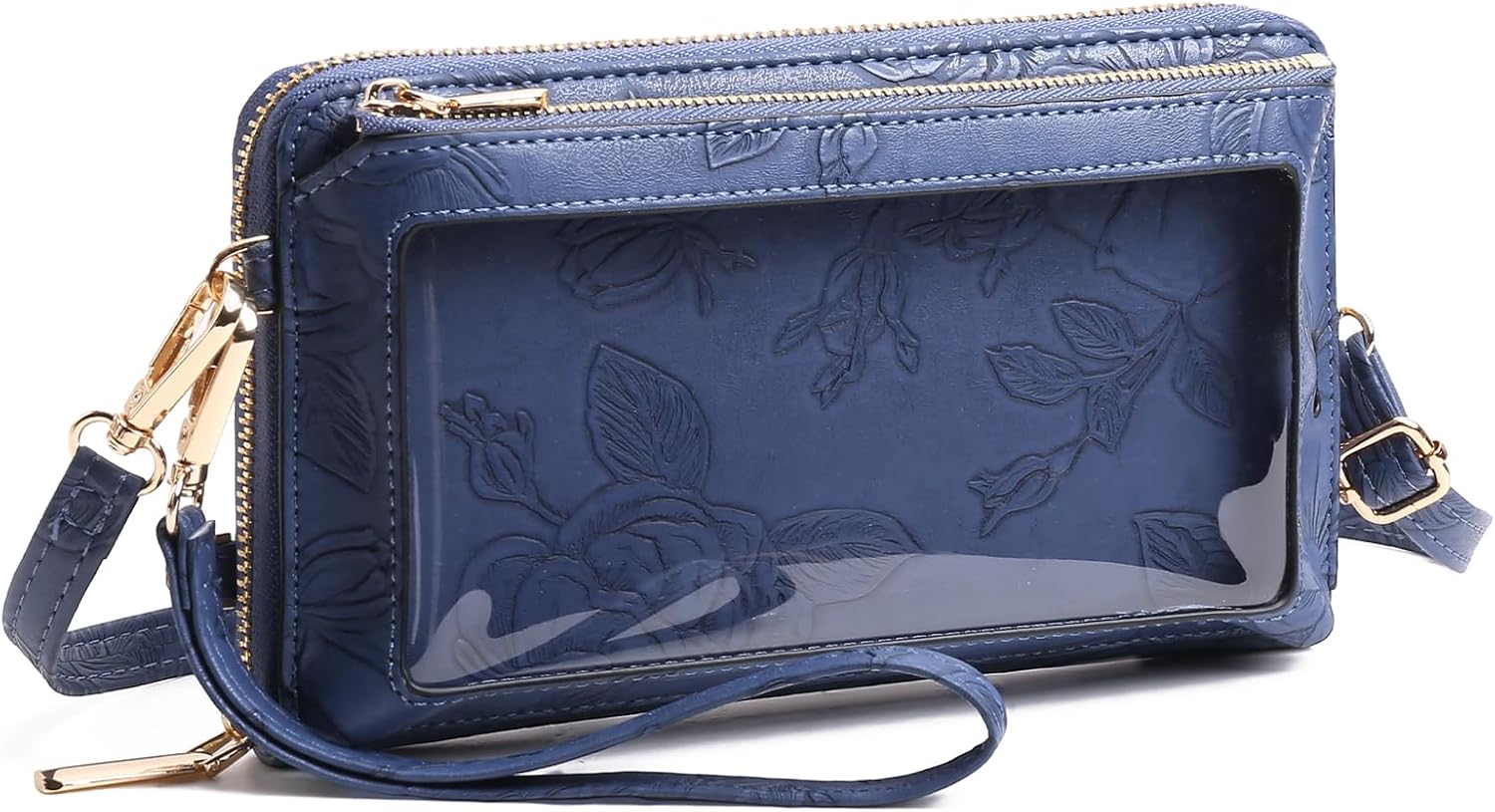 GOIACII Phone Purse Crossbody Bags for Women Small Travel Wallet Touch Screen RFID Blocking