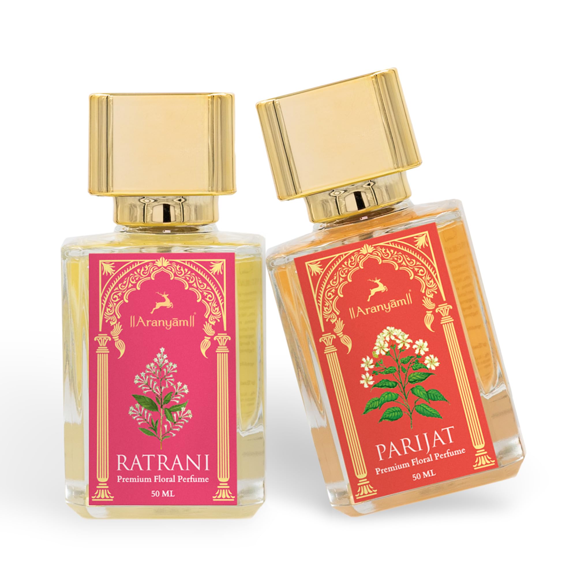 Aranyam Perfumes Premium - Ratrani & Parijat Perfume Combo - 50 ML Each (Pack of 2)-image-28