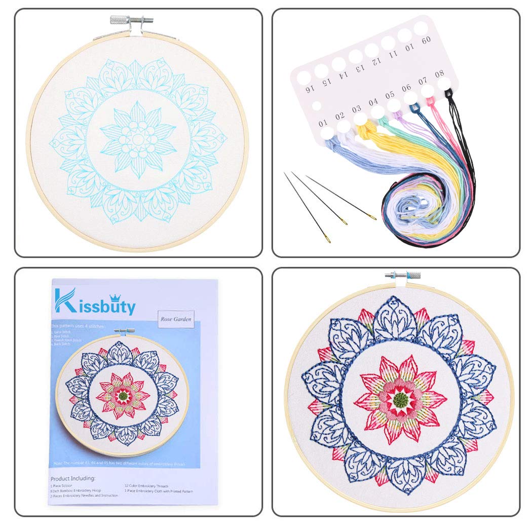 Kit de bordado completo para principiantes