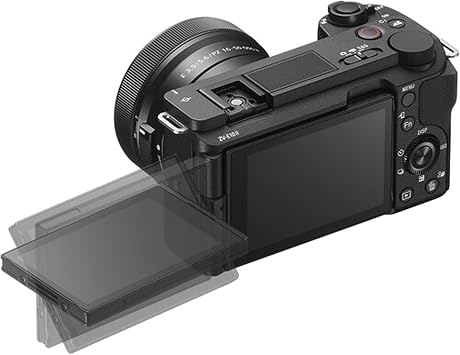 Sony ZV-E10 II Mirrorless Camera with 16-50mm Lens + 128GB Memory, LED Video Light, Case, Gripster Tripod,Filters, Lenses and More (Value Bundle)