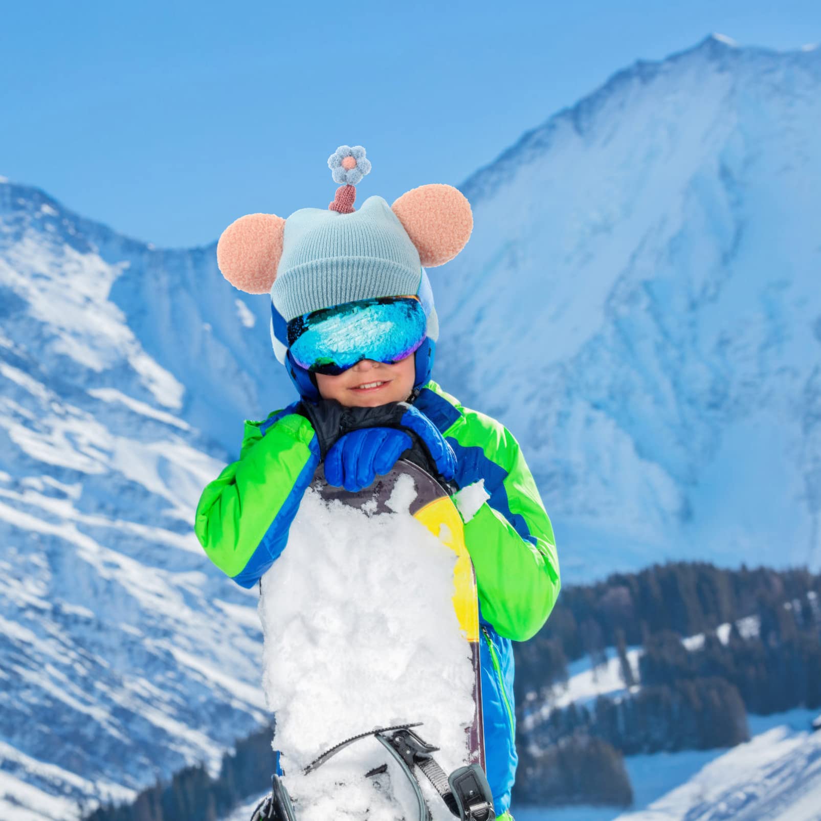 BESTonZON Copertura per Casco con Design Protezione e Decorazione per Sport Invernali Accessorio
