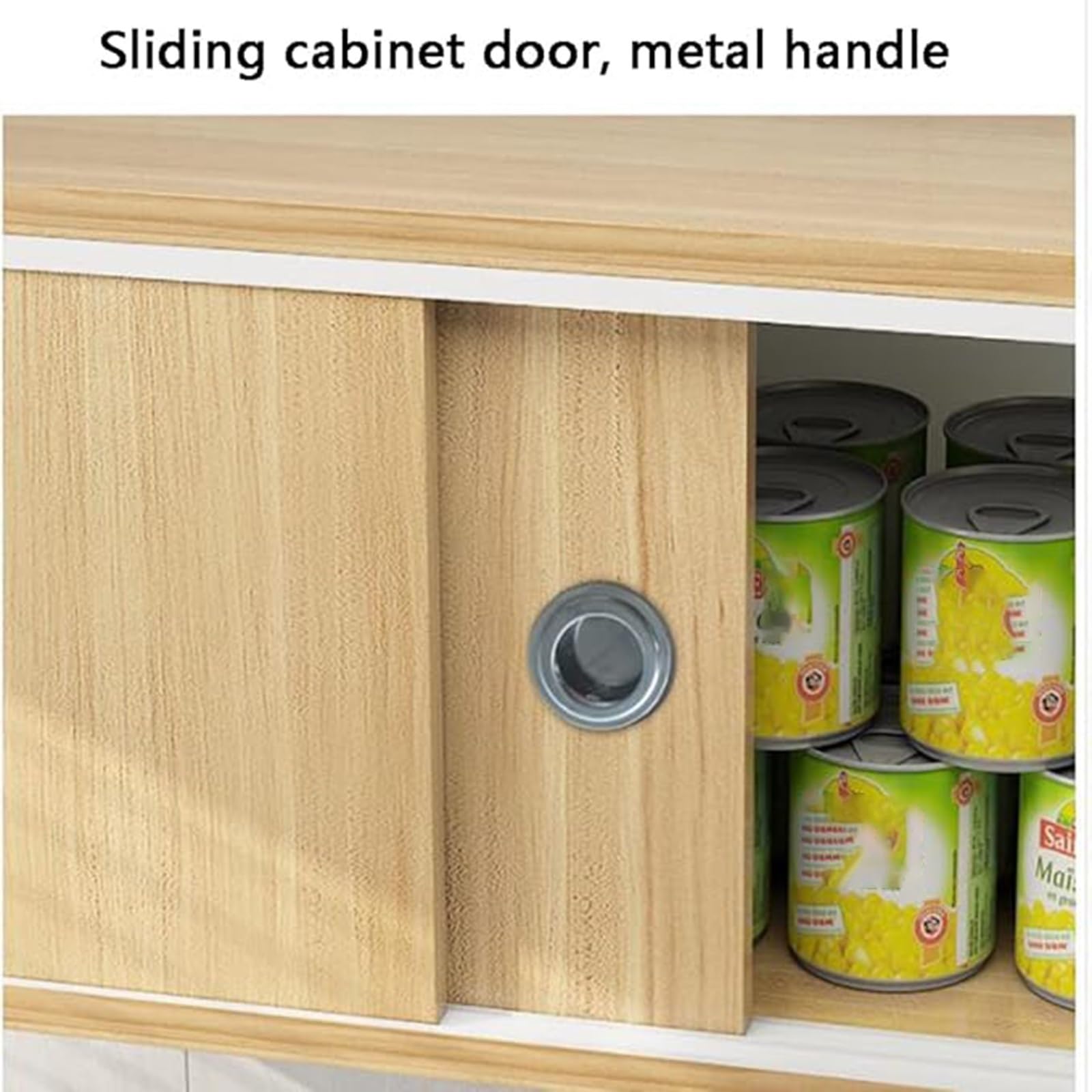 Armadietto da parete con ante scorrevoli per soggiorno, camera da letto, cucina o bagno, salvaspazio Sto Unit per Home nizat (marrone, 120 x 30 x 30 cm)