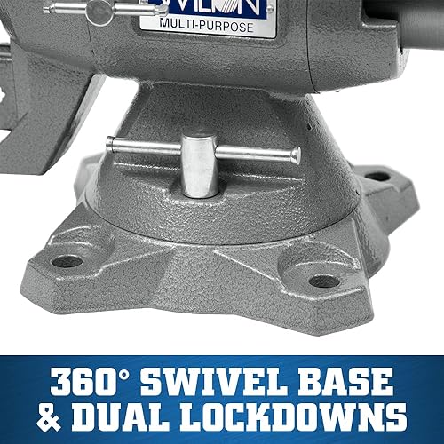 Miniatura 20 de Wilton - Tornillo de banco multiusos, ancho de mandíbula de 5-1/2 pulgadas, apertura máxima de mandíbula de 5 pulgadas, garganta de 2-3/4 pulgadas