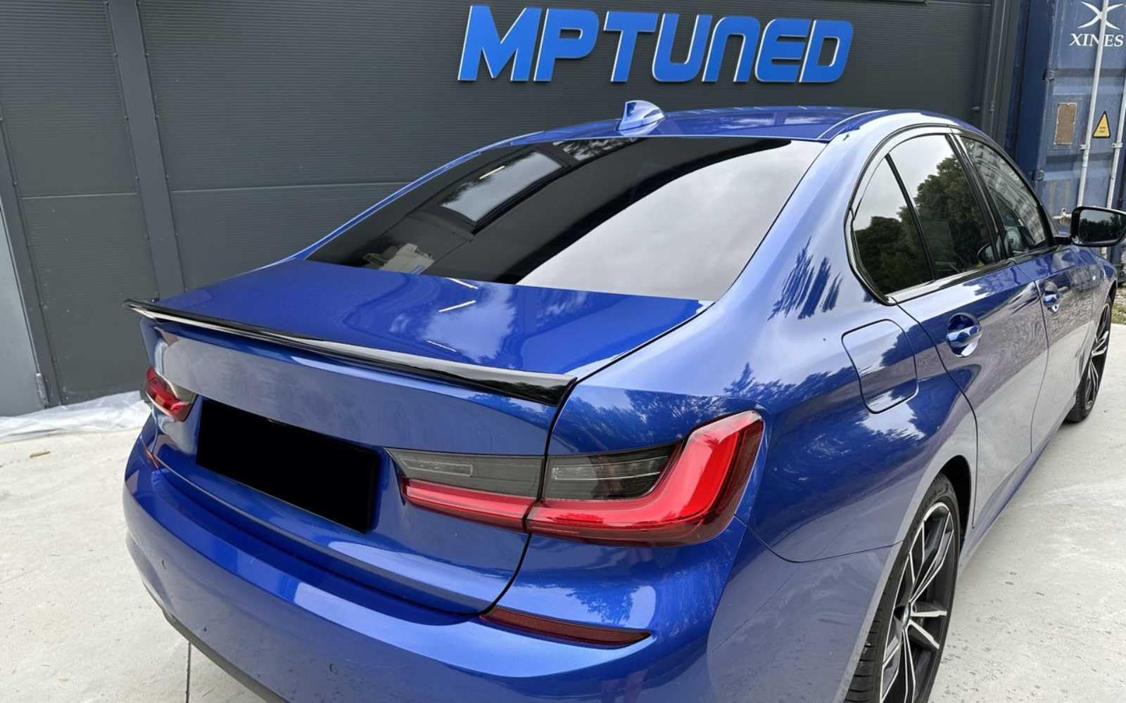 MpTuned BMW G20 M Performance Spoiler posteriore nero lucido per serie 3 2019-2023 berlina 318i 320i 330i 340i m340i 318d 320d 330d 340d m340d