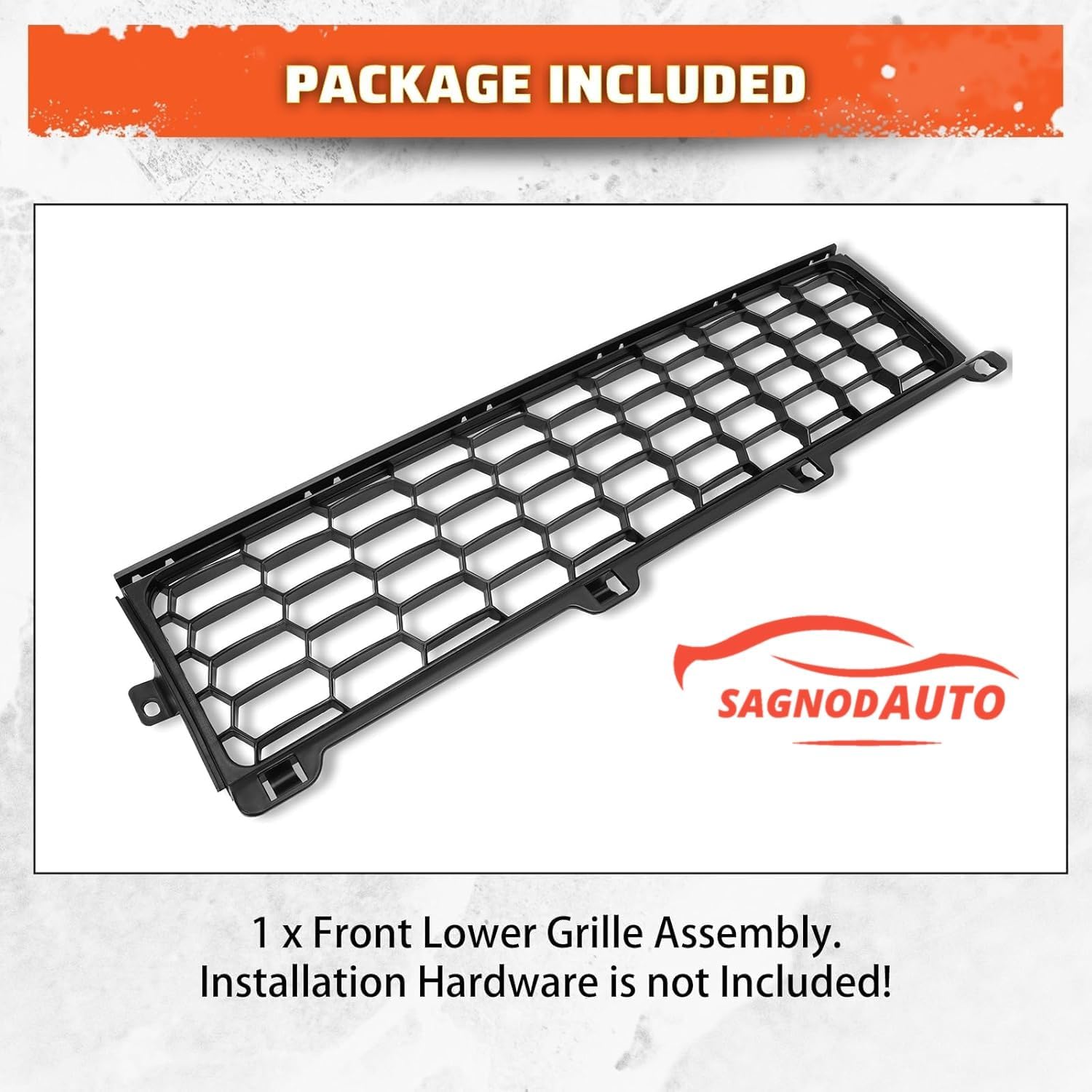 Front Lower Grille compatible with 2015-2018 Jeep Renegade