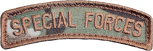 Fuerzas Especiales SF Tab Badge SOF mult1cam Boinas Verdes Ejército de EE.UU. Táctica Moral Toque Sujetador Parche