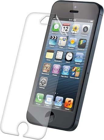 ZAGG InvisibleShield - زجاج مقسى - واقي شاشة لـ Apple iPhone 5 / iPhone 5s - مناسب للحالة