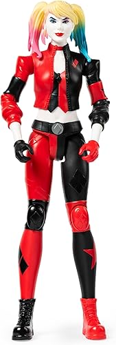 Miniatura 1 de DC Comics Batman, figura de acción de Harley Quinn de 12 pulgadas, juguetes para niños de 3 años en adelante