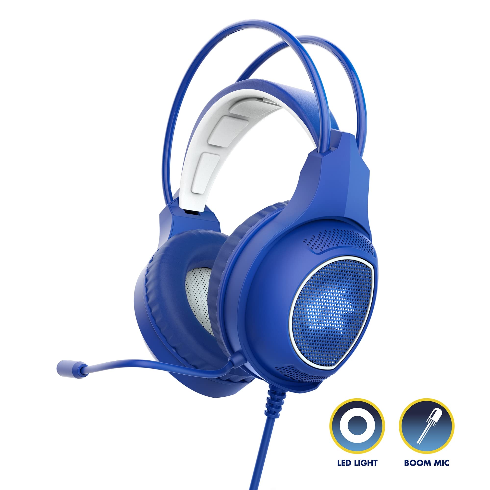 Energy Sistem Gaming Headset ESG 2 Sonic (LED Light, Boom Mic, regulacja głośności, regulowany pałąk)