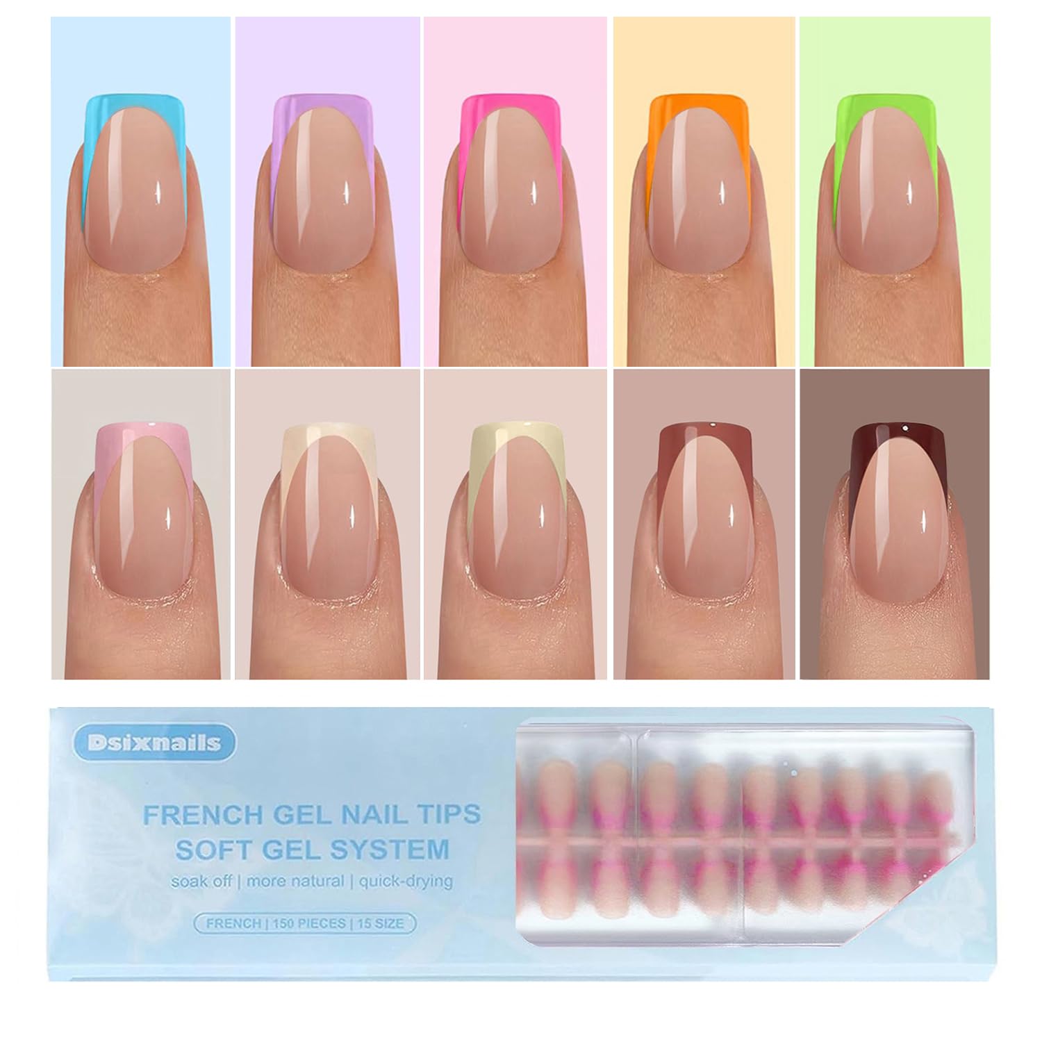 Surprising⁢ Insight: 3-in-1 French ‍Nails vs. 6-Pack Reusable Kits