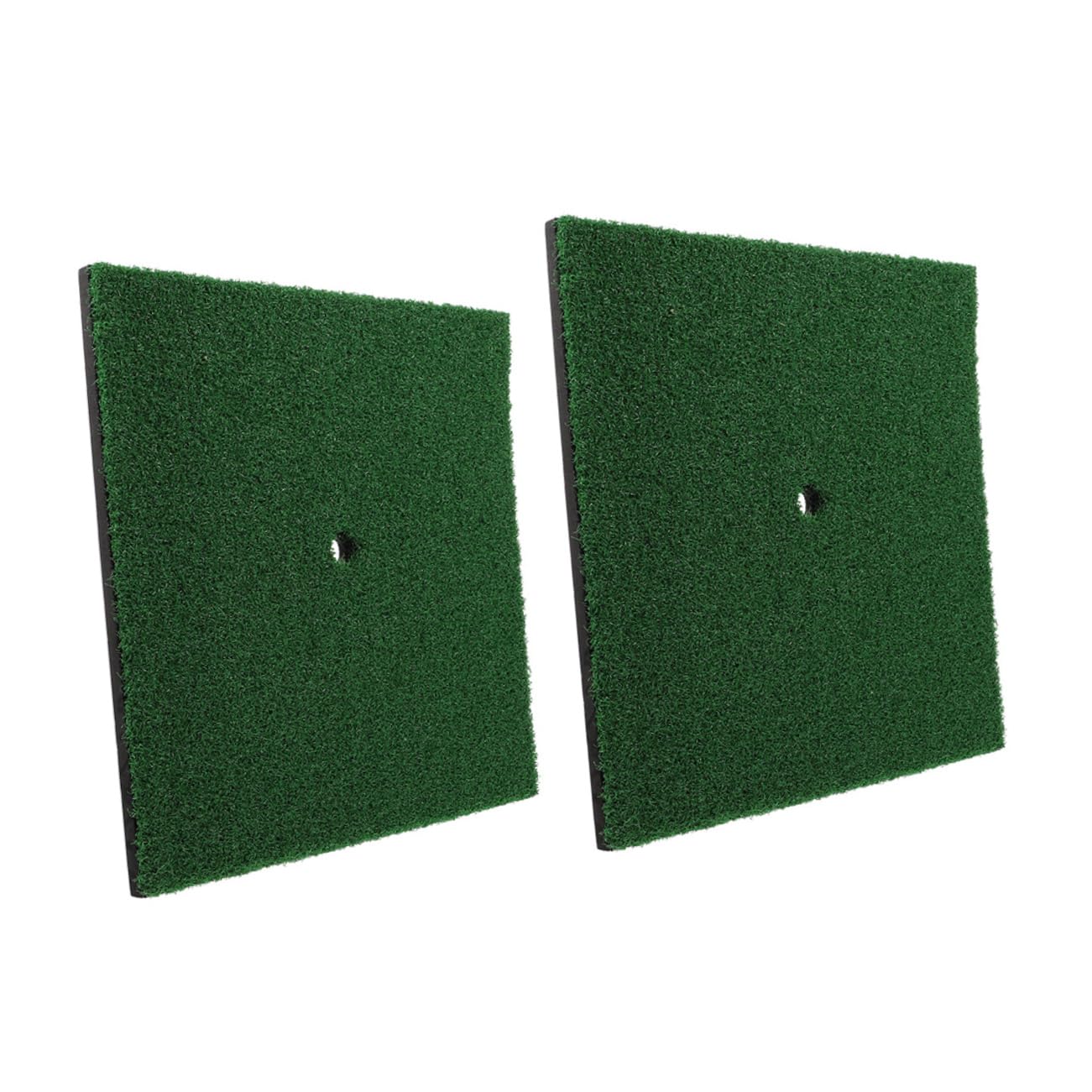 Mikikit 2Pcs Golf Chipping Mat Outdoor Practice Turf for Backyard Indoor Use Durable Material for All Skill Levels Golf Training Equipment for Range