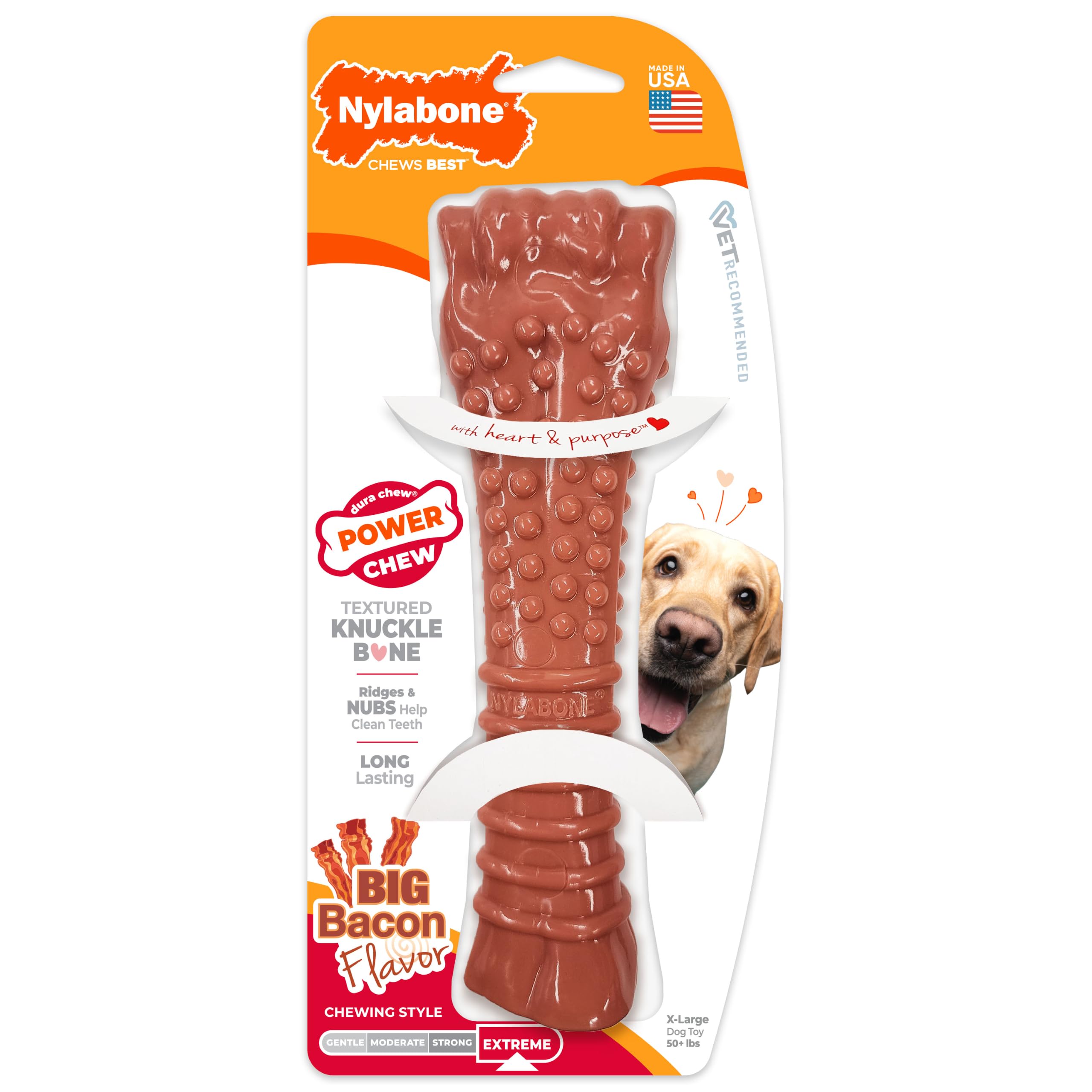 Nylabone Gryzak, Brązowy, XL