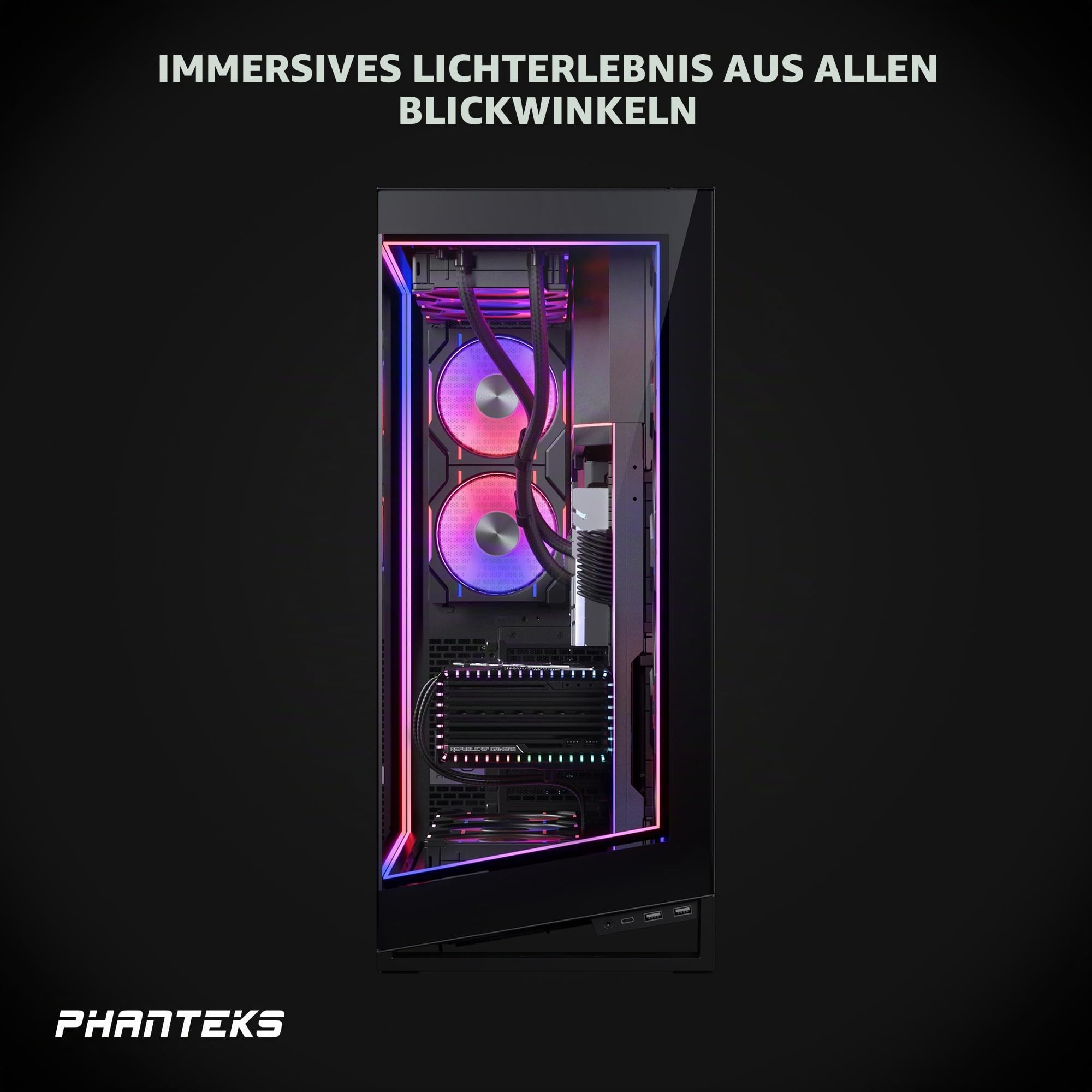 Phanteks Nv7 Full Tower Kit Di Potenziamento Della Luce Rgb (phanteks Nv7 Led Kit - Black)