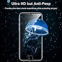 Vista 6 de YMHML Paquete de 2 protectores de pantalla de privacidad compatibles con iPhone SE 2020 2ª 2022 de 3ª generación, iPhone 8, 7, 6S, 6, 6, 6