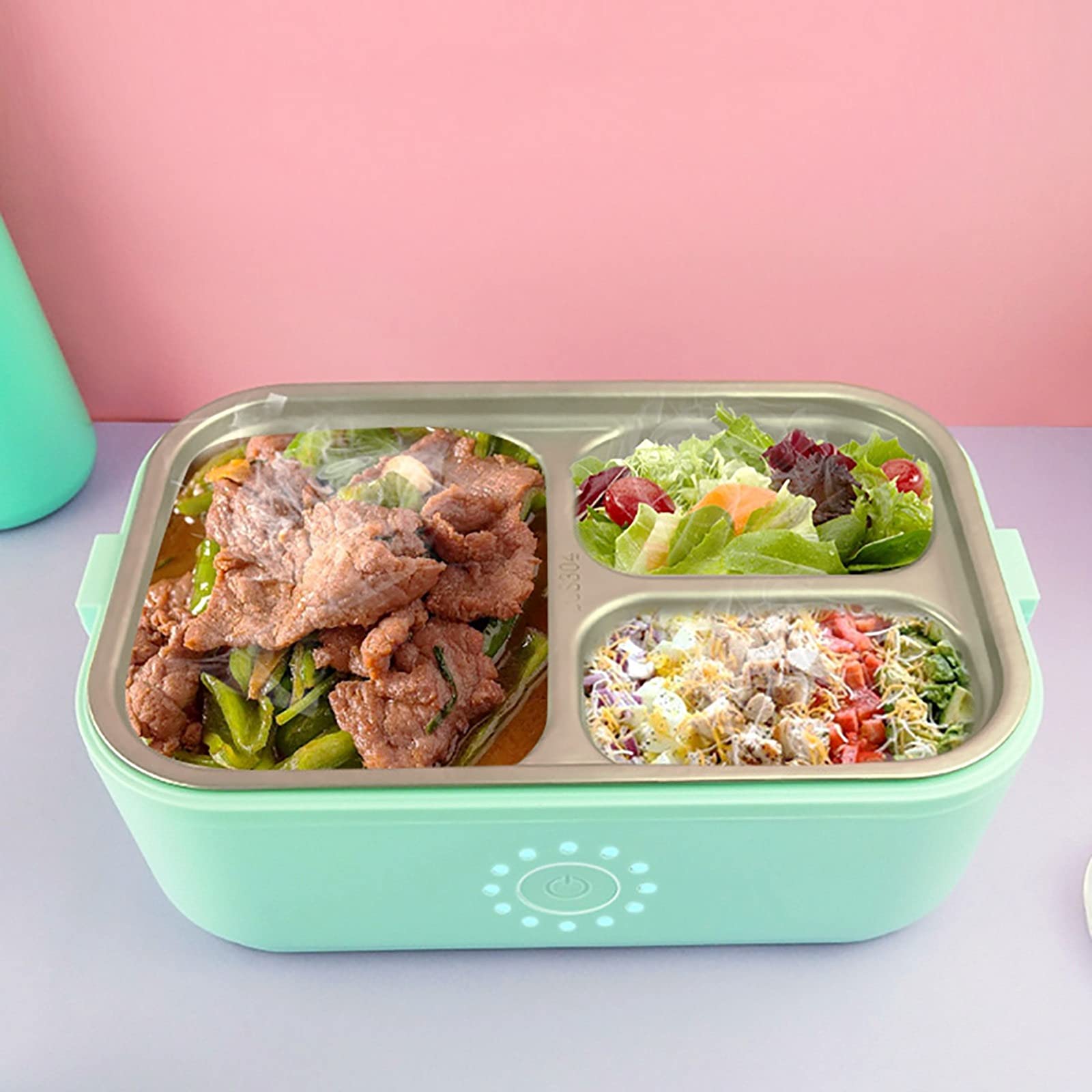 Elektryczne pudełko na lunch Inteligentne ogrzewanie pudełko na lunch Pracownicy biurowi Przenośne ogrzewanie Gotowanie na parze Ryż z zastawą samonagrzewającą Izolacja samonagrzewająca (kol