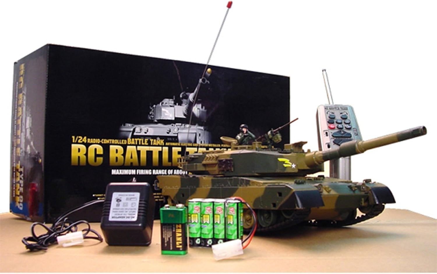 Henglong 1/24 Defense Force Type 90 Radio Remote-Control R/C Airsoft Battle Tank