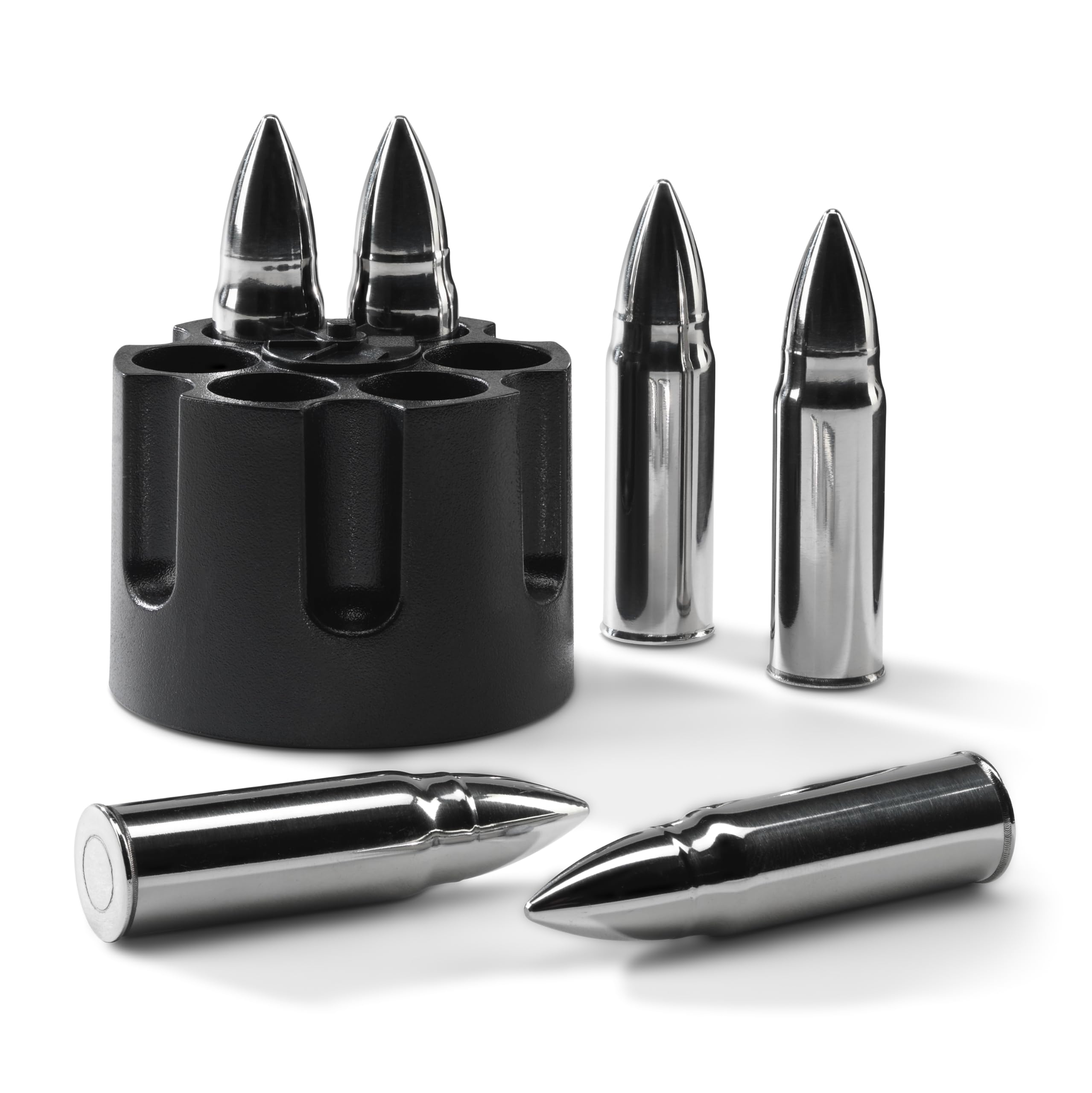 Connoisseur Creations Multicolour Whisky Bullet Reusable Freezer Stainless Steel Ice Stones
