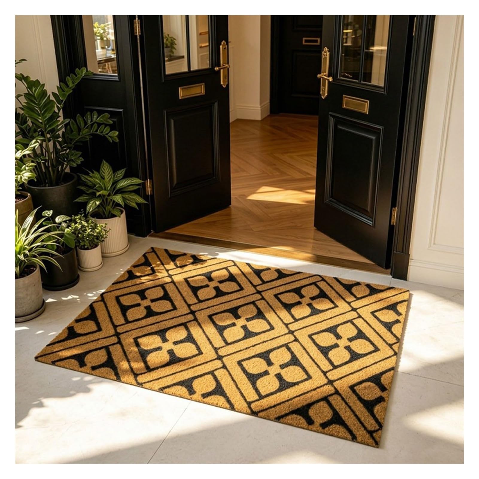 Alfombra jardin antideslizante exterior transito duradero suelo terraza pasillo dormitorio 60x90