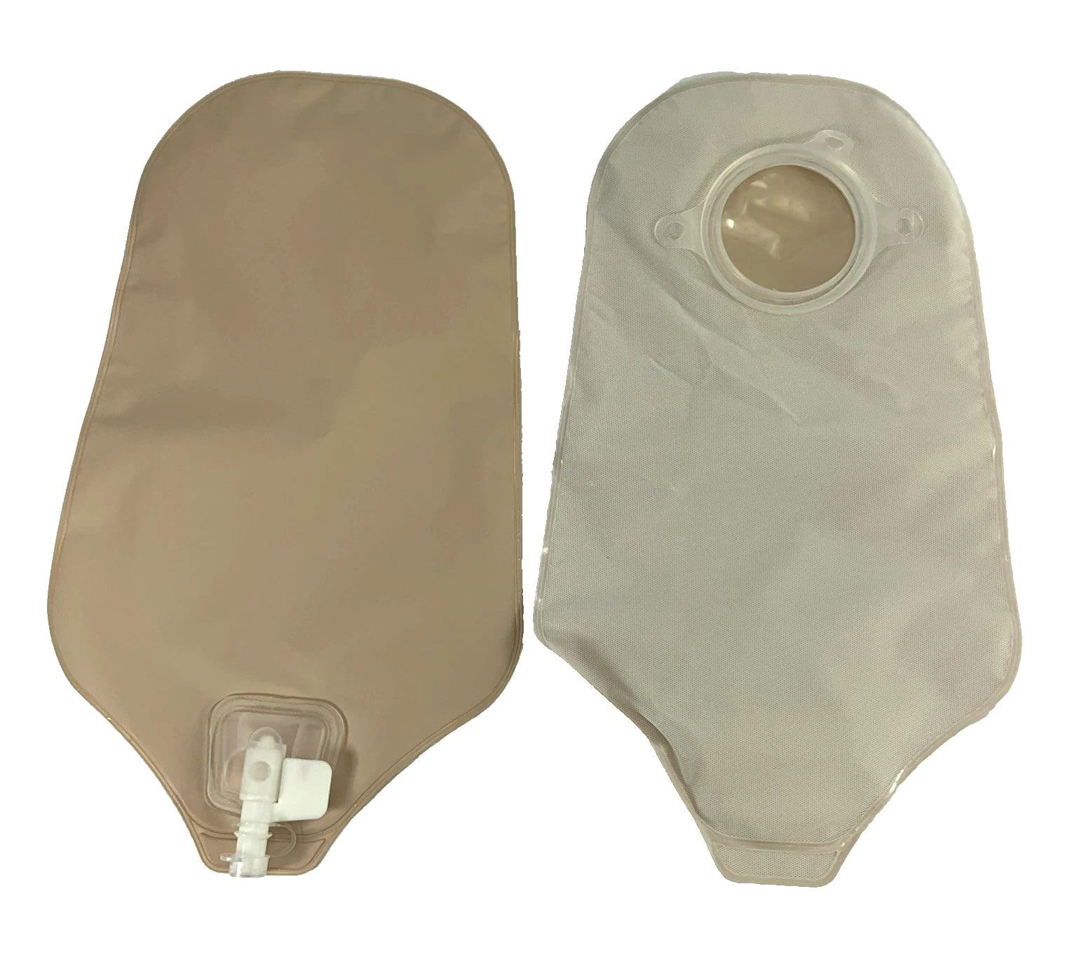 ConvaTec 401553 SUR-FIT 10" Natura Urostomy Pouch with 1-Sided Comfort Panel, Standard, Accuseal Tap with Valve, Opaque, 1-3/4" Flange, Pack of 10