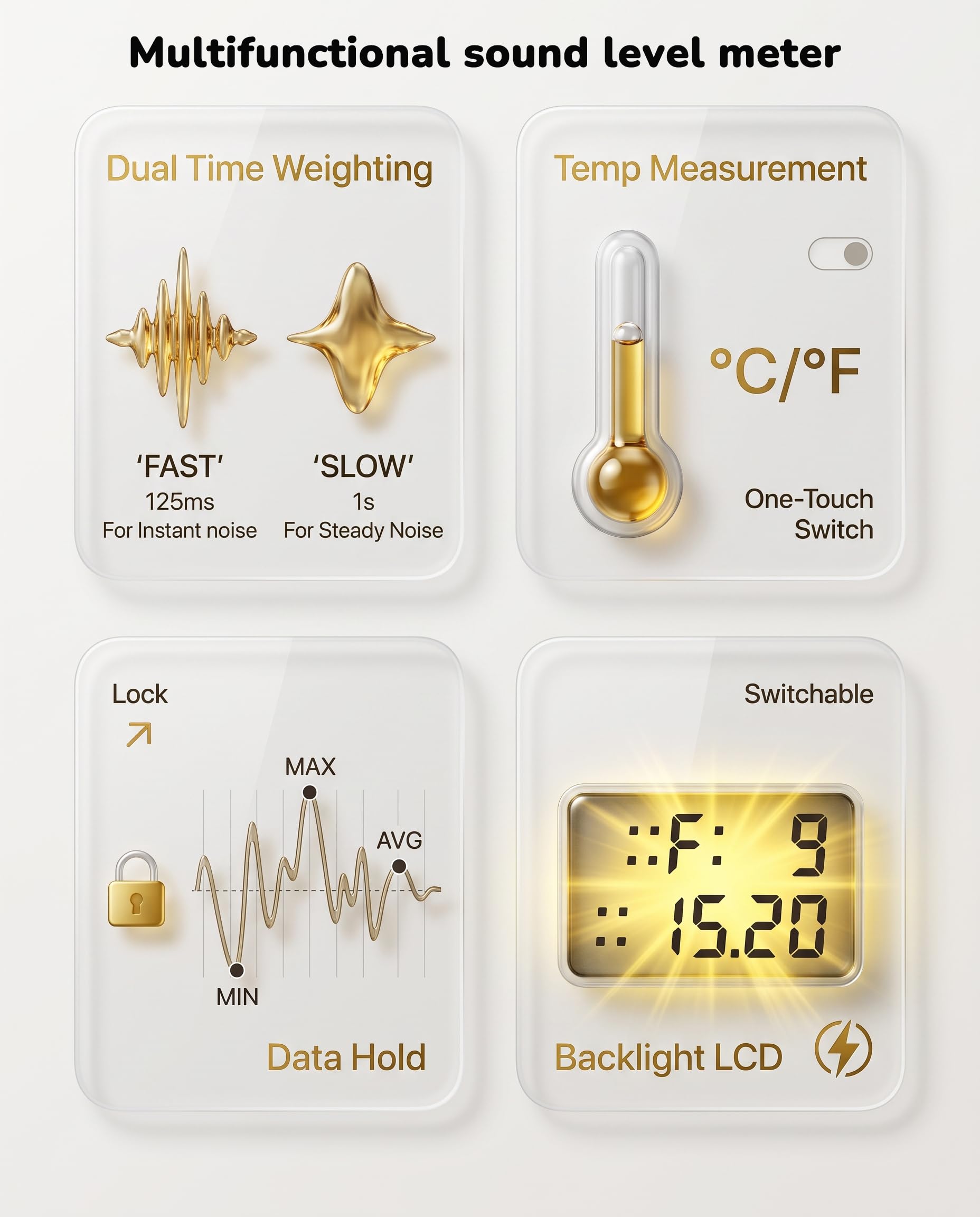 MT-91D Split Digital Sound Level Decibel Meter — Amazon image 4